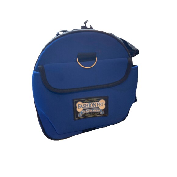 Fashion Pet Travel Gear Small‎ Dog Cat Carrier Blue Pre Owned - Picture 1 of 11